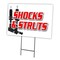 Signmission Shocks&Struts Yard Sign & Stake outdoor plastic coroplast window, C-1824-DS-Shocks&Struts C-1824-DS-Shocks&Struts - alternate 1